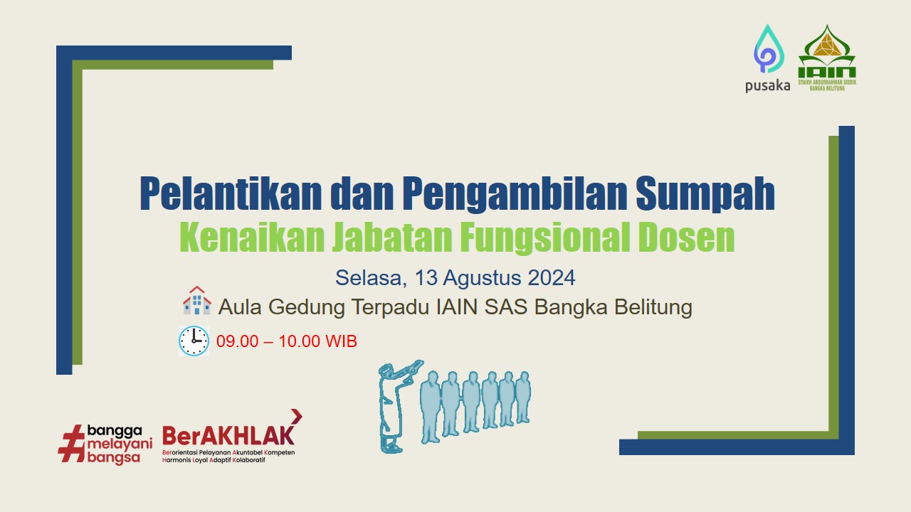 Pelantikan Kenaikan Jenjang Jabatan Fungsional Dosen