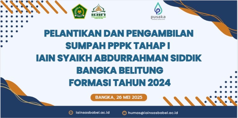 Pelantikan PPPK Tahap I Formasi Tahun 2024 IAIN SAS Bangka Belitung