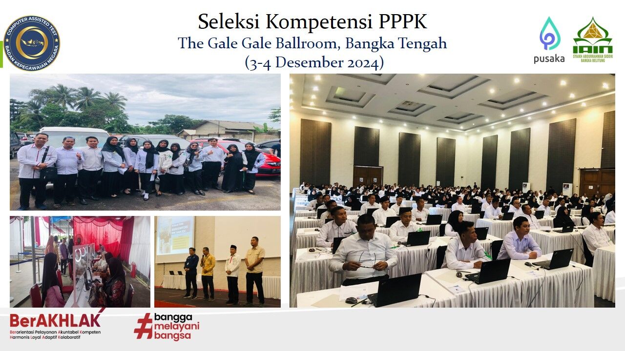 26 Peserta PPPK IAIN SAS Babel Ikuti Seleksi Kompetensi CAT