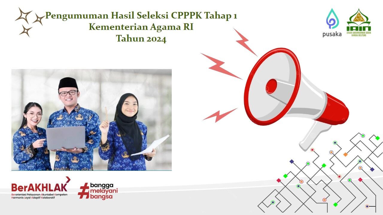 Pengumuman Hasil Akhir Seleksi PPPK bagi Eks Tenaga Honorer Kategori II dan Tenaga Non ASN yang Terdaftar dalam Database BKN Tahun Anggaran 2024