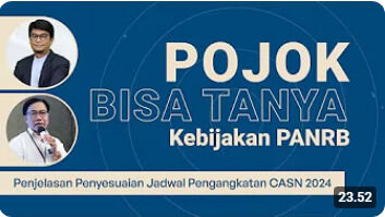 Penjelasan Penyesuaian Jadwal Pengangkatan CASN 2024
