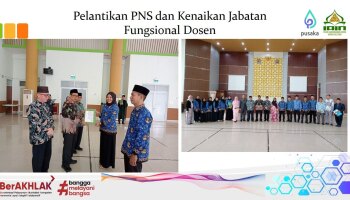 Kepala Biro AUAK IAIN SAS Babel Lantik PNS dan JF Dosen