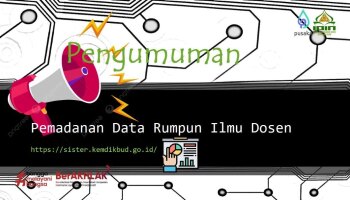 Pemadanan Data Rumpun Ilmu Dosen