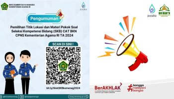 Pengumuman Pemilihan Titik Lokasi & Materi Pokok Soal SKB CAT BKN CPNS TA 2024