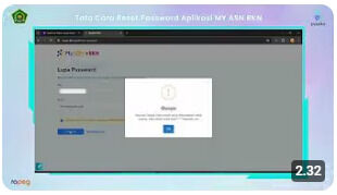 Tata Cara Reset Password MyASN BKN